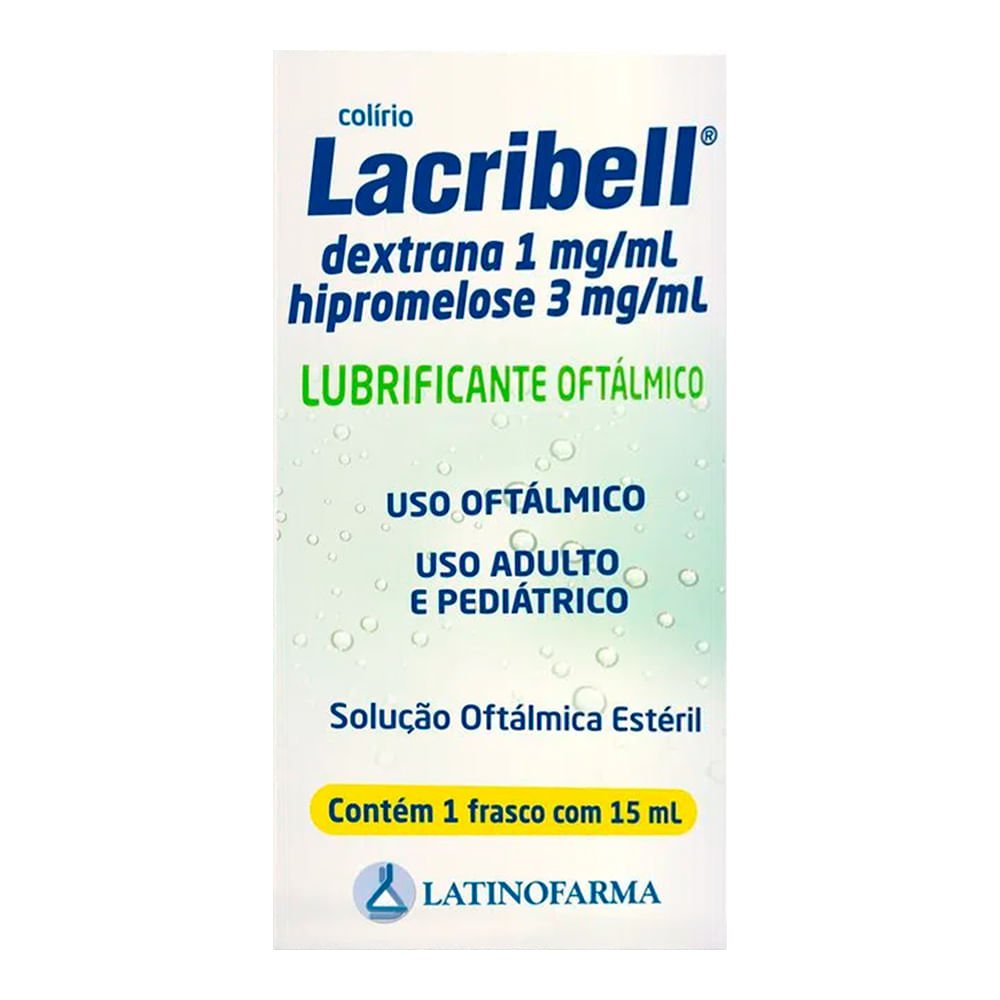 Lacribell Solução Oftálmica Frasco Com 15Ml