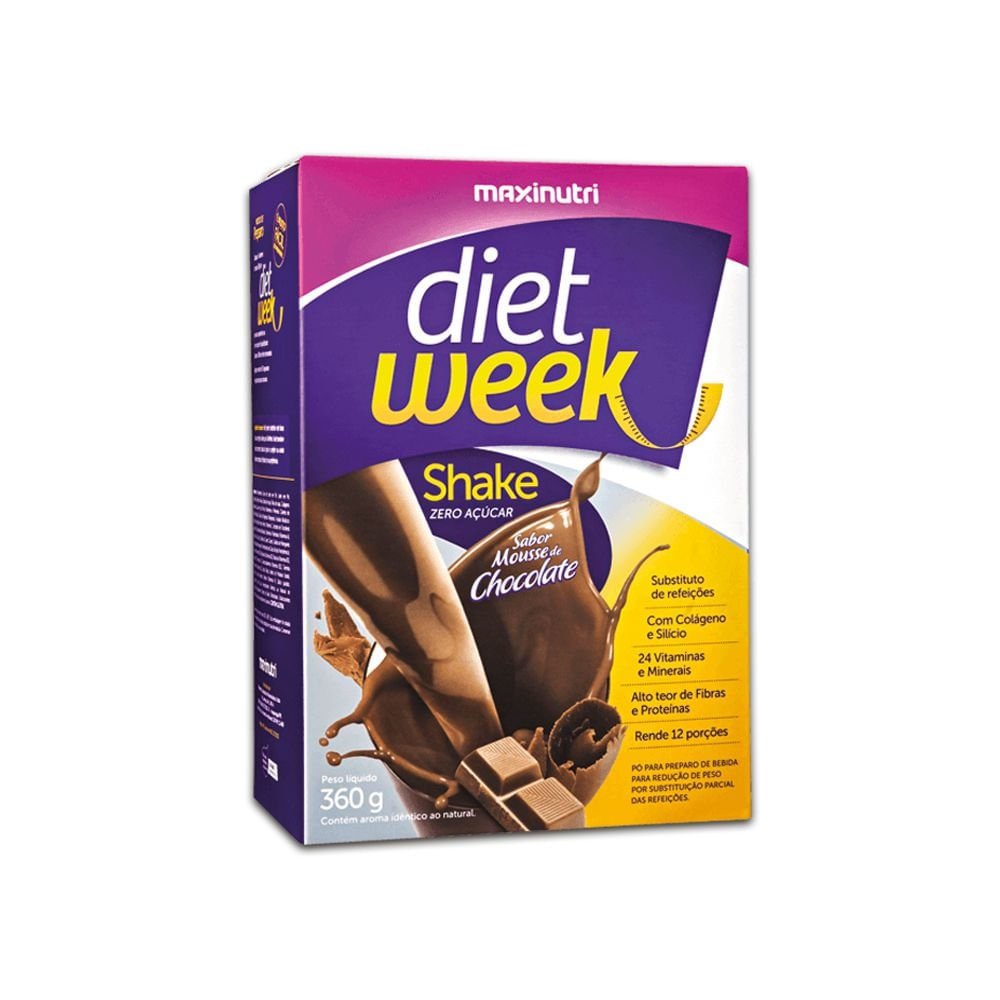 Diet Week Shake Mousse de Chocolate 360g