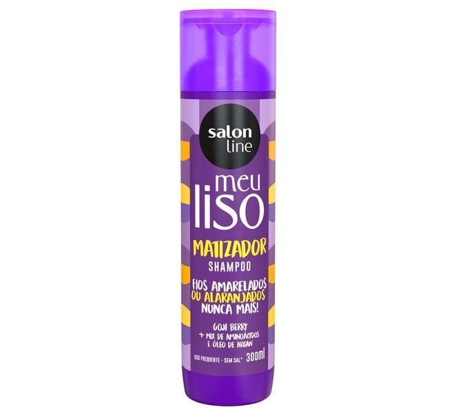 Shampoo Salon Line Meu Liso Matizado Embalagem 300Ml
