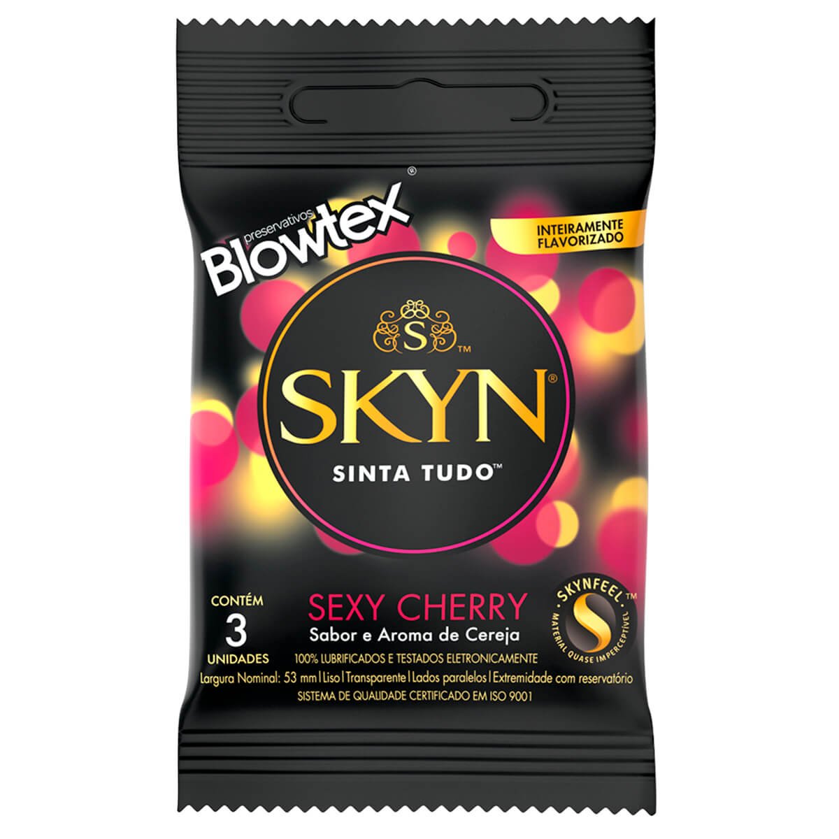 Preservativo Sexy Chery 3 Unidades - BLOWTEX