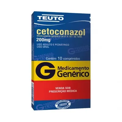 CETOCONAZOL 200MG 10 COMPRIMIDOS