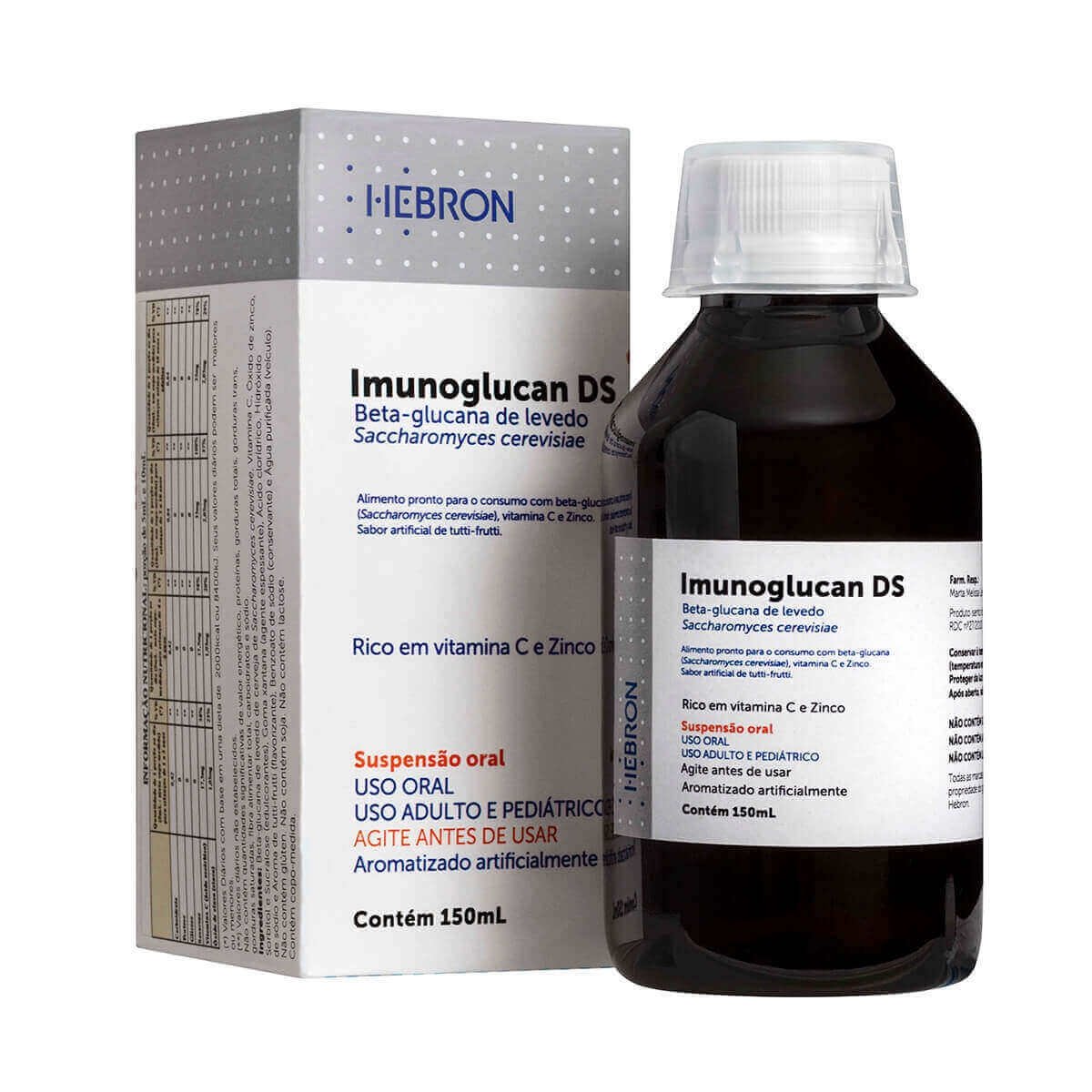 Imunoglucan Hebron Frasco Com 150Ml De Suspensão De Uso Oral