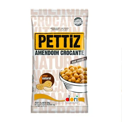Amendoim Pettiz Crocante Sabor Natural Dori 50G