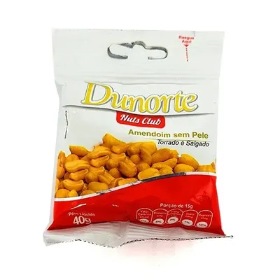 AMENDOIM DUNORTE S/PELE 40G