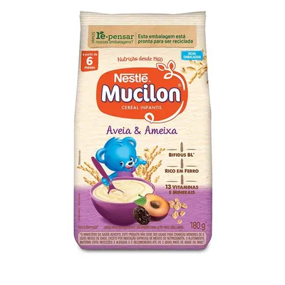 Cereal Infantil Aveia E Ameixa Mucilon 180G