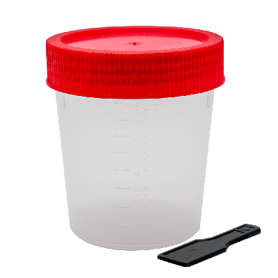 Coletor Universal Estéril Tampa Vermelha Deskarplás 80Ml