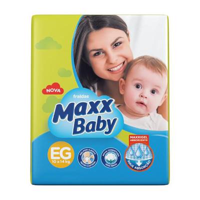 Fralda Descartável Maxx Baby Eg Embalagem 7 Un
