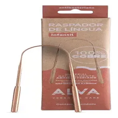 RASPADOR LINGUA ALVA INFANTIL COBRE
