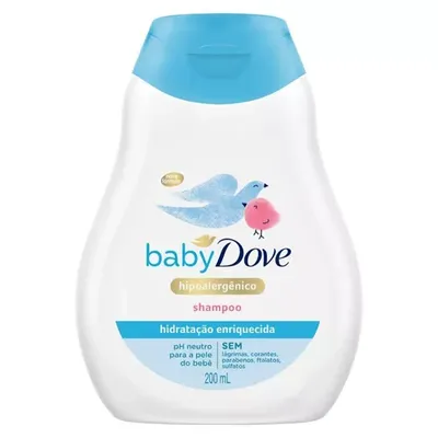 Shampoo Baby Dove Hidratação Enriquecida com 400ml