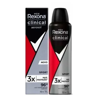 Desodorante Aerosol Rexona Clin Men 150ml