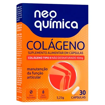 Vitamina Colágeno Neo Química com 30 Cápsulas