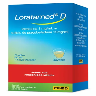 Loratamed D Xarope 60ml - CIMED