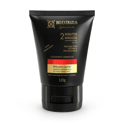 Máscara Spécialiste Colorante Vermelha Bio Extratus 120g