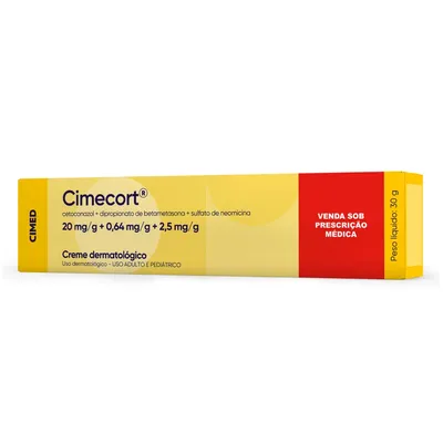 Cimecort Cimed Com Creme 30G