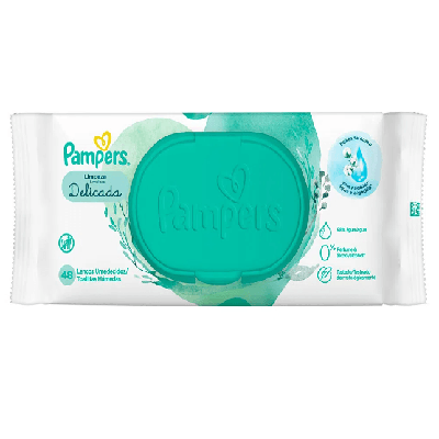 Lenço Umedecido Pampers Hig Compl 48Unidades