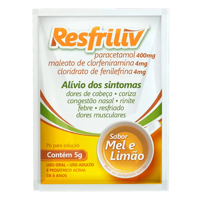 RESFRILIV MEL/LIMA 400MG C/1EVX5G (GLF)
