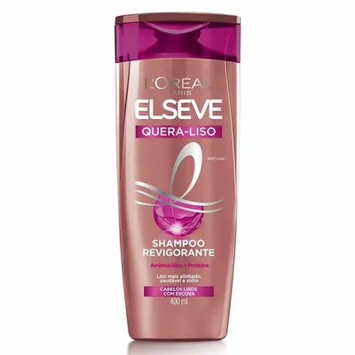 Shampoo Elseve Quera-Liso Liso 200ml - L'ORÉAL PARIS
