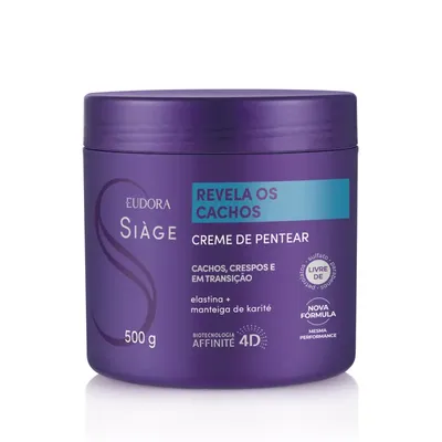 Creme Para Pentear Releva Os Cachos Siàge Eudora 500G