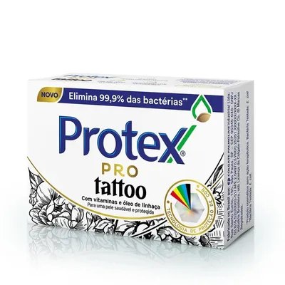 Sabonete Barra Antibacteriano Protex Pro Tattoo  80g