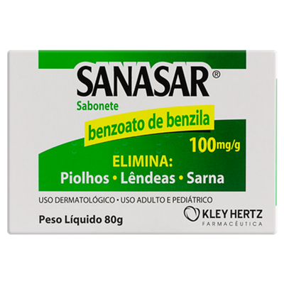 Sabonete Sanasar 80g - KLEY HERTZ FARMACÊUTICA