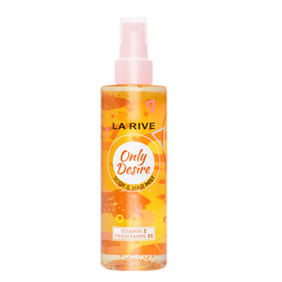 Perfume Capilar E Body Splash Only Desire La Rive 200Ml