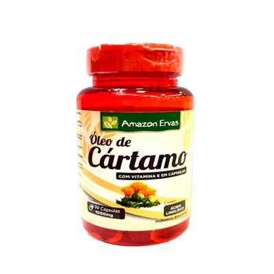 Óleo De Cártamo 1000Mg Amazon Ervas Com 90 Cápsulas