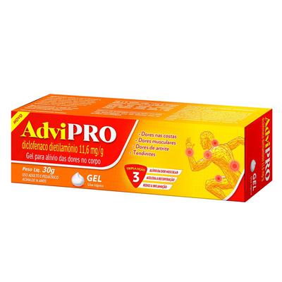 Advipro Diclofenaco Dietilamonio 11,6mg/l Gel 30g - HALEON