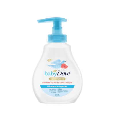 Sabonete Líquido Baby Dove Hidratação Enriquecida 200 ml