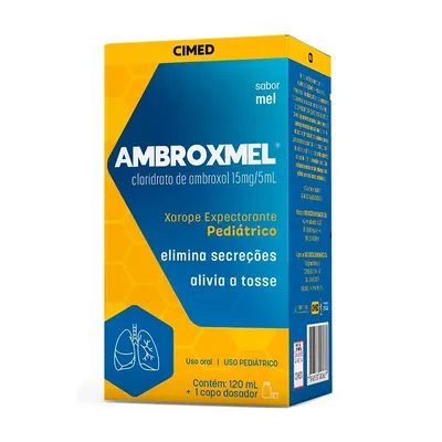 Ambroxmel 3Mg/Ml Xarope Pediátrico Sabor Mel Cimed 120Ml