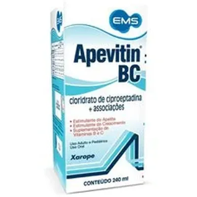 Apevitin BC Estimulante de Apetite Xarope 240ml - EMS