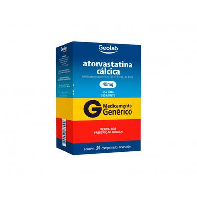 Atorvastatina Cálcica 40Mg 30 Comprimidos Cimed Genérico