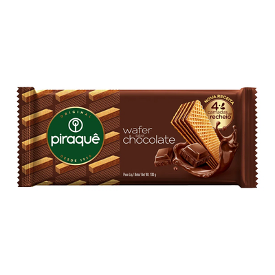 Biscoito Piraque Newafer 100g Chocolate