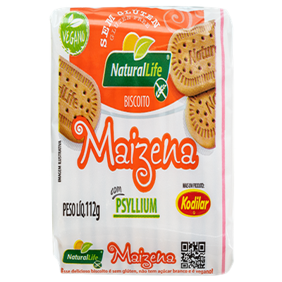 Biscoito De Maisena Vegano Natural Life 112G