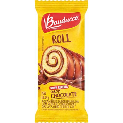 Bolinho Bauducco Roll Chocolate 34g
