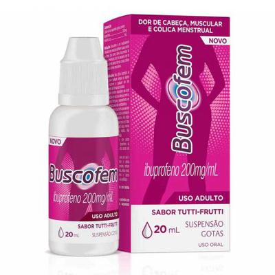 Ibuprofeno 200Mg Buscofem Em Gotas Hypera 20Ml