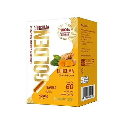 Curcuma Golden 60 Capsulas - MAXINUTRI