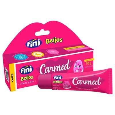 Hidratante Labial Fini Beijos Rosa Carmed Caixa 10G