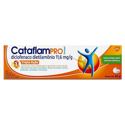 CATAFLAMPRO EMULGEL 11,6MG/G C/60G (NVO)