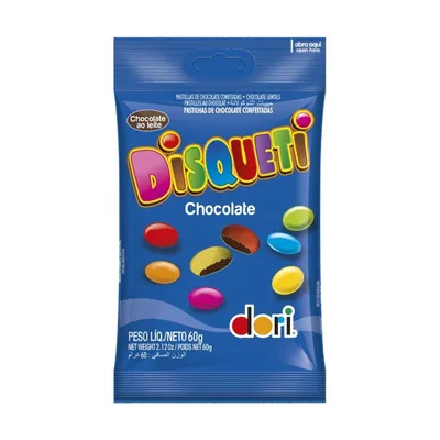 DISQUETI DORI CHOC CONF 60G