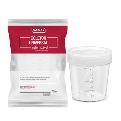 Coletor Universal 70ml - FARMAX