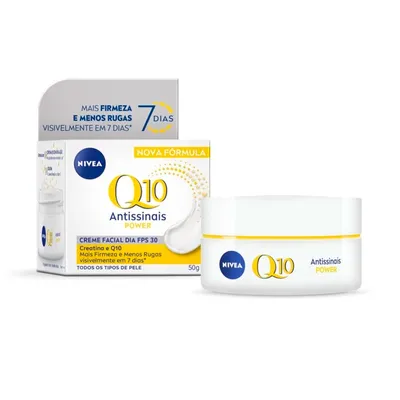 Creme Facial Dia Antissinais Q10  FPS30 50g-NIVEA