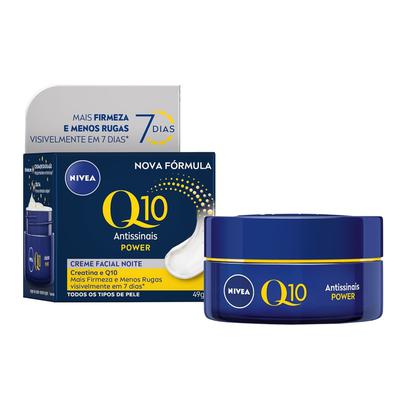 Creme Antissinais Noite Nivea Q10 Plus 50g