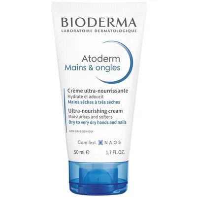 Creme para Mãos e Unhas Bioderma Atoderm com 50ml
