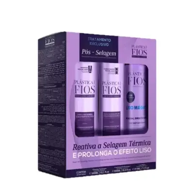 Kit Cadiveu Plastica Fios Shampoo+Condicionador+Liso 215ml