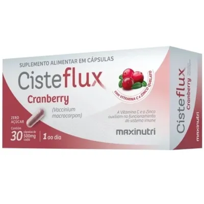 Cisteflux Cranberry 500mg 30 Comprimidos - MAXINUTRI