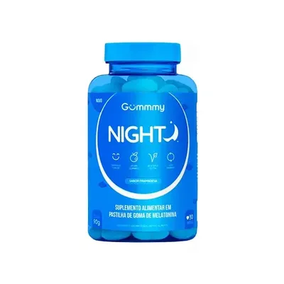 GUMMY NIGHT FRAMBOESA 90G C/30GOMAS