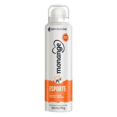 DESODORANTE AEROSOL MONANGE ANTITRANSPIRANTE ESPORTE 150ML