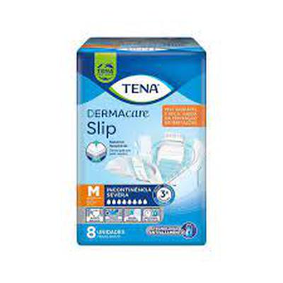 FRALDA TENA DERMACARE M 8UN(TENA)