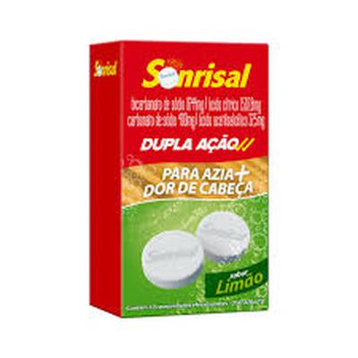Sonrisal Sabor Limão Gsk Com 10 Comprimidos Efervescentes