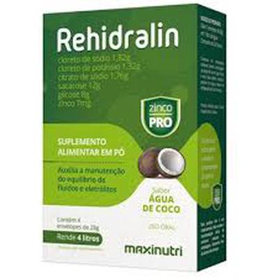 REHIDRALIN AGUA COCO 28G C/4EV(MXN)